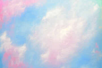 Obraz na płótnie Canvas Abstract pastel oil paint texture background. Generative ai.