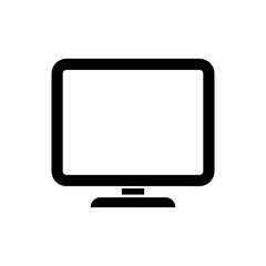 Monitor vector icon trendy style illustration on white background..eps