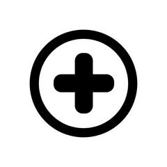 Obraz premium Plus icon vector trendy style illustration on white background..eps