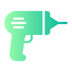hand drill gradient icon