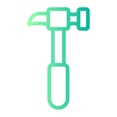 hammer gradient icon