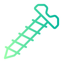 screw gradient icon