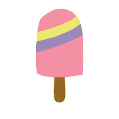 sweet ice cream stick