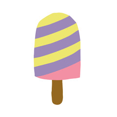 sweet ice cream stick