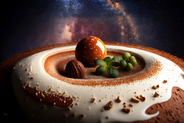 food planet sweet galaxy, ai