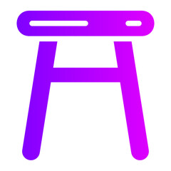 chair gradient icon