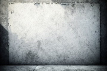 White Background On Cement Floor Texture, Concrete Texture, Old Vintage Grunge Texture Design