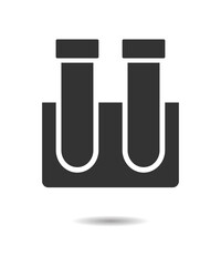 Blood sample vector icon