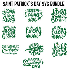 Obraz premium St Patrick's Day Svg Bundle