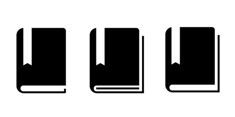 Book vector icon set