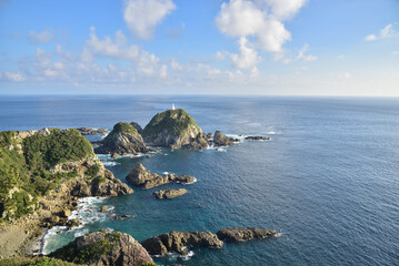 Fototapeta na wymiar Circumnavigating sunny southern Kyushu