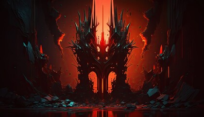 Cool, Epic, Artistic, Beautiful, and Unique Illustration of Vampire Animal Cinematic Adventure: Abstract 3D Wallpaper Background with Majestic Wildlife and Futuristic Design (generative AI)