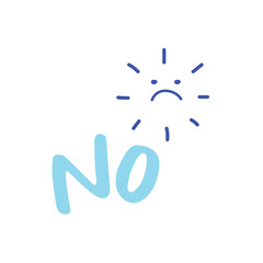 Sticker cute NO word planner