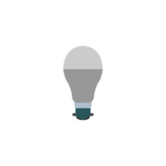 Set of electric lamps, tungsten, Edison, fluorescent and led. Isolated on a transparent background. Vector illustration.