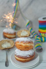 Krapfen or Berliner doughnuts 
