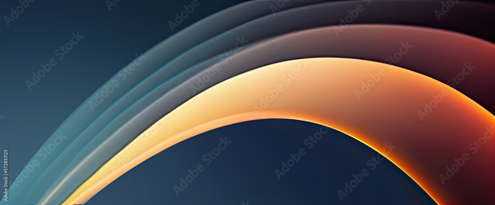 Canvas Prints modern abstract motion curved wave pattern gradient background template element design for corporate