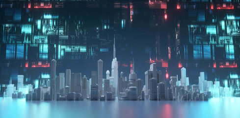 City data futuristic