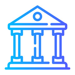 bank gradient icon