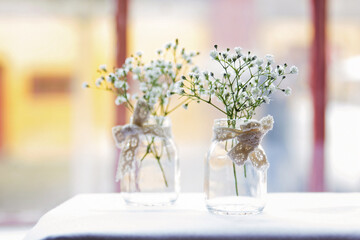 Fototapeta na wymiar wedding flower decoration