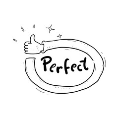 doodle illustration in white background