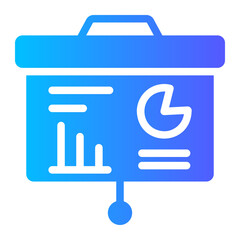 presentation gradient icon