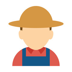 Farmer profile icon. Farmer profession