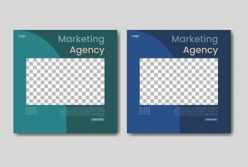 Unique Modern Editable Business Agency Social Media banner template