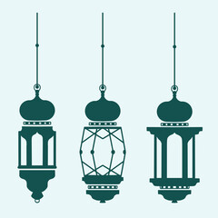 set of lamps