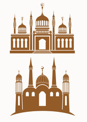 taj mahal vector illustration