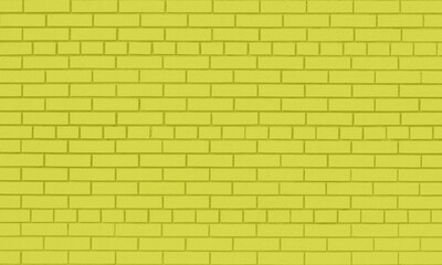 Yellow brick wall background for interior design
