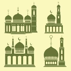 illustration of islamic mosque