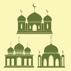 illustration of islamic mosque