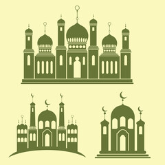 illustration of islamic mosque