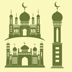 illustration of islamic mosque