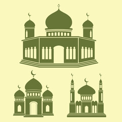 illustration of islamic mosque