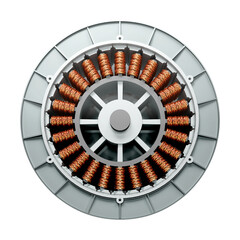electric motor bldc 3D illustration