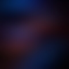 Dark blue brown gradient blur empty background. Low light soft backdrop.