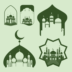 set of islamic background