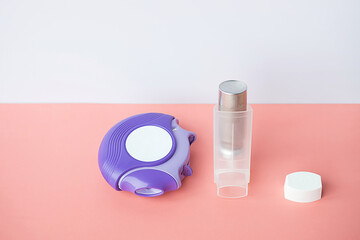 Asthma inhalers prevent asthma attack. Aerosols for inhalation, treatment of bronchial asthma,...