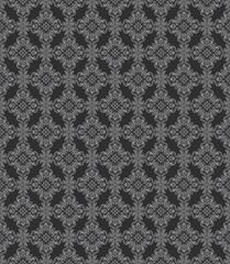 Vector seamless vintage style pattern for wallpapers, textiles, packaging, and design of luxury products - Vector Illustration