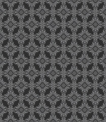 Vector seamless vintage style pattern for wallpapers, textiles, packaging, and design of luxury products - Vector Illustration