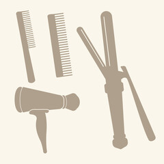 hair dryer and comb