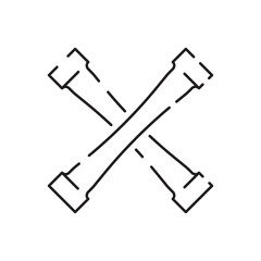 Car service thin line icon, Auto Repair Shop automotive symbol repair garage and Service Graphic Symbol and sign vector illustration