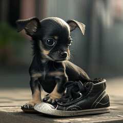 little_dog_with_black_shoes