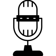 Instrument Half Glyph Vector Icon which can easily modified 

