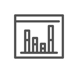 Marketing related icon outline and linear vector.
