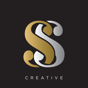 ss  logo design vector	