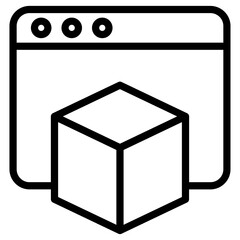 3d modelling icon