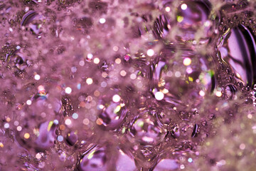 Abstract background. Spherical elements. Fantastic background.