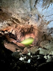 Voronia cave in Abkhazia, Georgia country